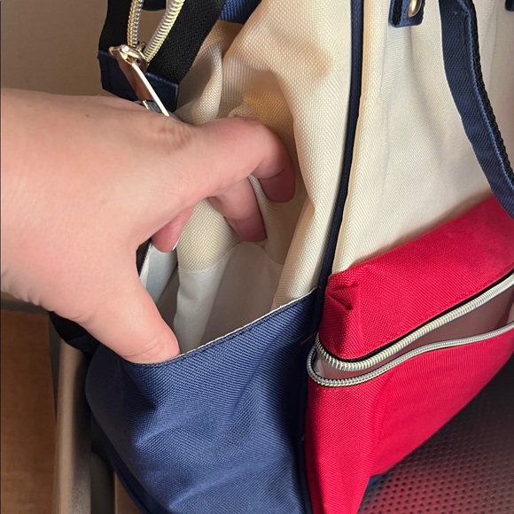 Stylish Red and Blue Women’s Backpack - Picture 6 of 9